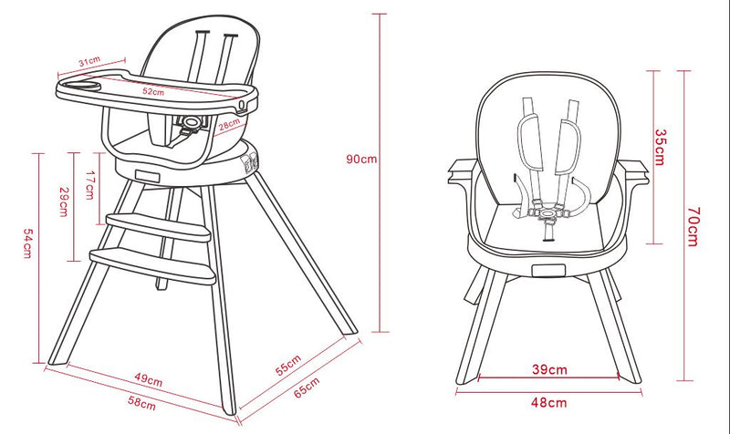 Chaise haute KOOB